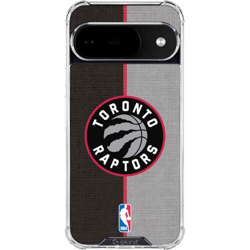 NBA Toronto Raptors Split Canvas Google Pixel 10 Clear Case
